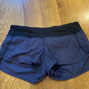 Lululemon athletic shorts with faint strips!